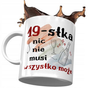 Kubek na Urodziny 19 19ste 19-ste Idealny Prezent