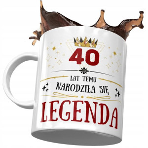 Kubek na Urodziny 40 40ste 40-ste Idealny Prezent