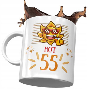 Kubek na Urodziny 55 55te 55-te Idealny Prezent