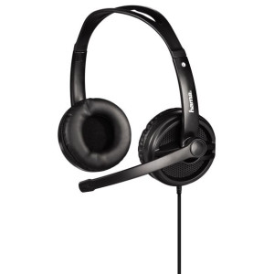Hama SŁUCHAWKI Headset HS-425 czarny stereo