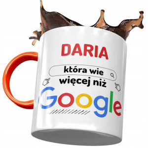Kubek Pomarańczowy Dla Darii Koleżanki Żony