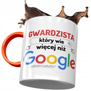 Kubek Pomarańczowy dla Gwardzisty Który Wie Więcej