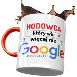 Kubek Pomarańczowy dla Hodowcy Który Wie Więcej