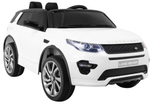 Auto samochód na akumulator Pojazd Land Rover Discovery Biały