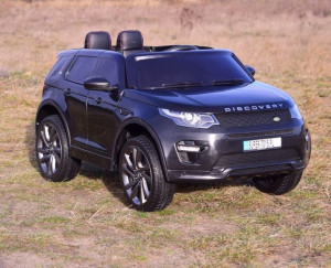 Auto samochód na akumulator Pojazd Land Rover Discovery Czarny