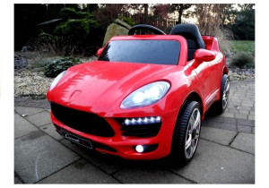 Auto samochód na akumulator Porsche Cayenne czerwony