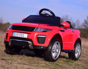 Pojazd auto na akumulator Range Rover Velar czerwony