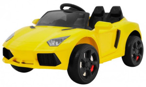 Pojazd Auto na akumulator Ferrari Żółty