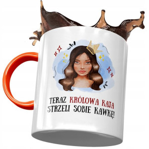Kubek Pomarańczowy Dla Kai Koleżanki Żony Prezent