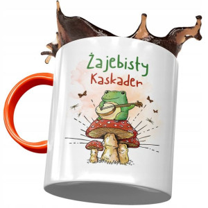 Kubek Pomarańczowy dla Kaskadera Żajebisty