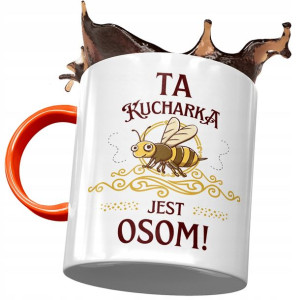 Kubek Pomarańczowy dla Kucharki Ta Kucharka