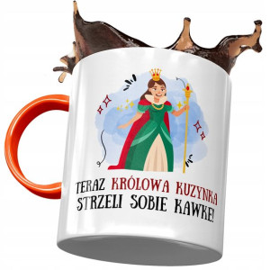 Kubek Pomarańczowy Dla Kuzynki na Urodziny Prezent