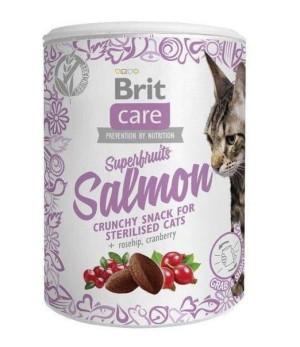 Brit Care Cat Snack Superfruits Salmon 100g