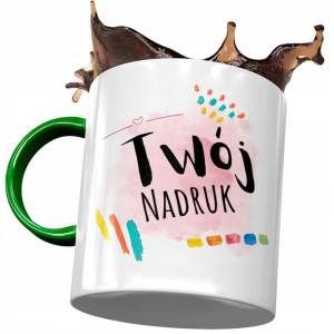 Foto Kubek Zielony z Twoim Własnym Nadrukiem Logo