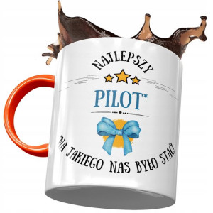 Kubek Pomarańczowy dla Pilota Najlepszy Pilot