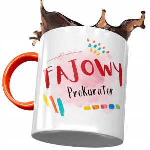 Kubek Pomarańczowy dla Prokuratora Fajowy Prezent