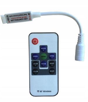 Sterownik LED RGB 5-24V 3x4A 10-Key RF