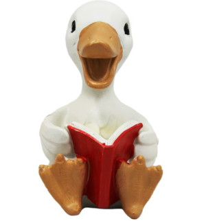 Kaczka gąska figurka ogrodowa dekoracja 15cm