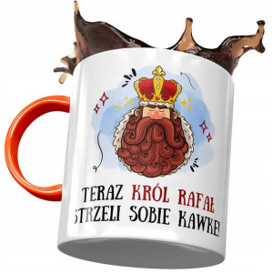 Kubek Pomarańczowy dla Rafała Kolegi Prezent