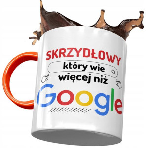 Kubek Pomarańczowy dla Skrzydłowego Wie Więcej