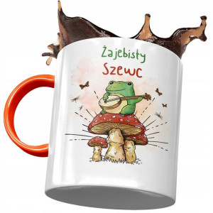 Kubek Pomarańczowy Dla Szewca Żajebisty Szewc