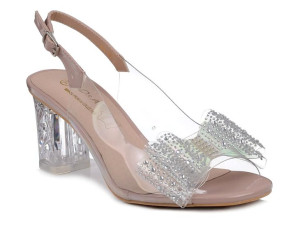 Buty damskie na obcasie przezroczyste DiA MR-K1