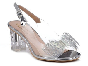 Buty damskie na obcasie przezroczyste DiA MR-K1