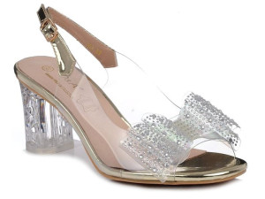 Buty damskie na obcasie przezroczyste DiA MR-K1