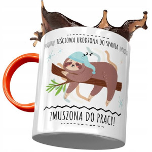 Kubek Pomarańczowy dla Teściowej Teściuni Prezent