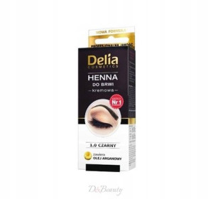Delia Henna W Kremie Do Brwi Czarna