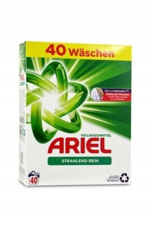 Ariel Pulver 40wl / 2,6kg Strahlend Rein De - Proszek Do Prania