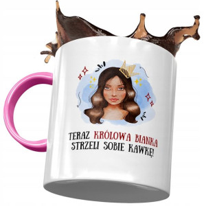 Kubek Różowy Dla Bianki Żony Przyjaciółki