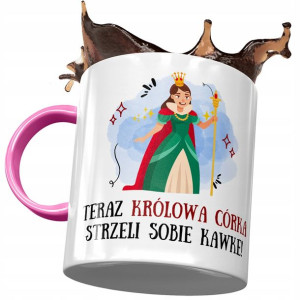 Kubek Różowy Dla Córki na Dzień Dziecka Prezent