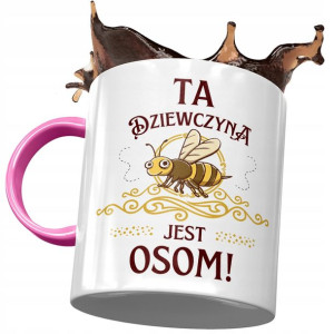 Kubek Różowy Dla Dziewczyny Jest Osom! Prezent