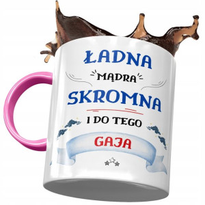 Kubek Różowy Dla Gai Żony Przyjaciółki Prezent