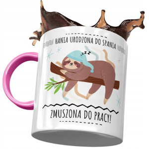 Kubek Różowy dla Hani Hanny Koleżanki Przyjaciółki