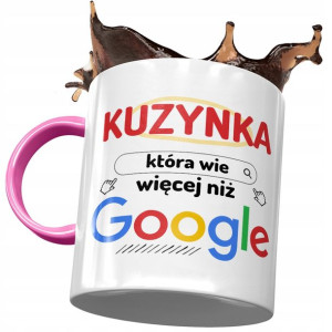 Kubek Różowy Dla Kuzynki na Urodziny na Prezent
