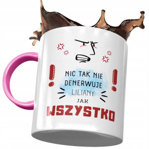 Kubek Różowy Dla Liliany Koleżanki Żony Prezent