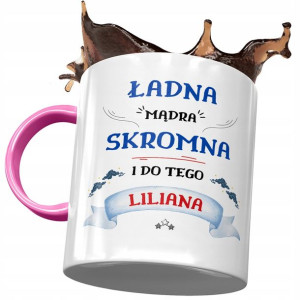 Kubek Różowy Dla Liliany Koleżanki Żony Prezent