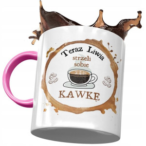 Kubek Różowy Dla Liwii Żony Przyjaciółki Prezent