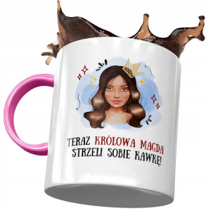 Kubek Różowy Dla Magdy Magdaleny Na Prezent