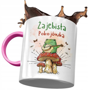 Kubek Różowy Dla Pokojówki Żajebista Pokojówka