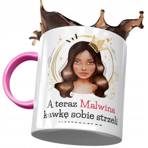 Kubek Różowy Dla Malwiny Koleżanki Żony Prezent