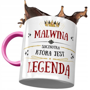 Kubek Różowy Dla Malwiny Koleżanki Żony Prezent