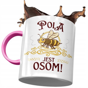 Kubek Różowy Dla Poli Koleżanki Przyjaciółki Żony