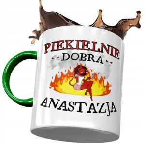 Kubek Zielony Dla Anastazji Przyjaciółki Prezent