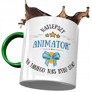 Kubek Zielony Dla Animatora Najlepszy Animator