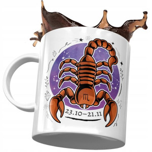Kubek Skorpion Znaki Zodiaku Horoskop Astrologia