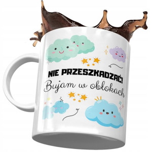 Kubek Śmieszny Zabawny Nie Przeszkadzać Prezent