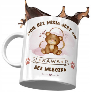 Kubek z Misiem Miś Słodki na Prezent